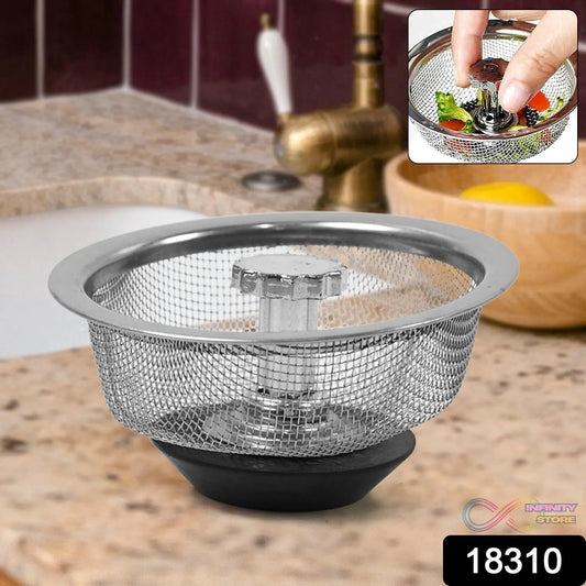 Stainless Steel Sink Strainer Basket Strainer Kitchen Sink Strainer (1 Pc) - infinityexculsivestore.com