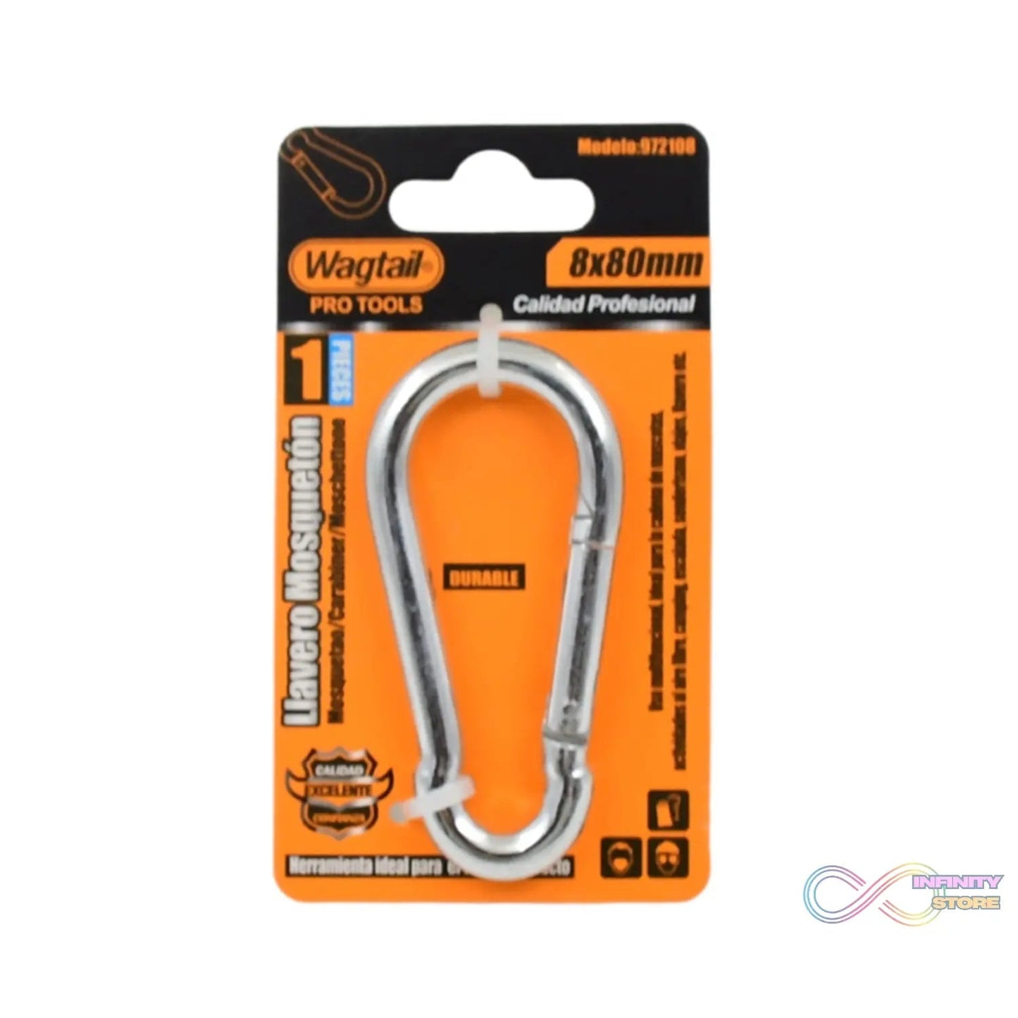 Stainless Steel Snap Hook (8×80 MM / 1 Pc) - infinityexculsivestore.com