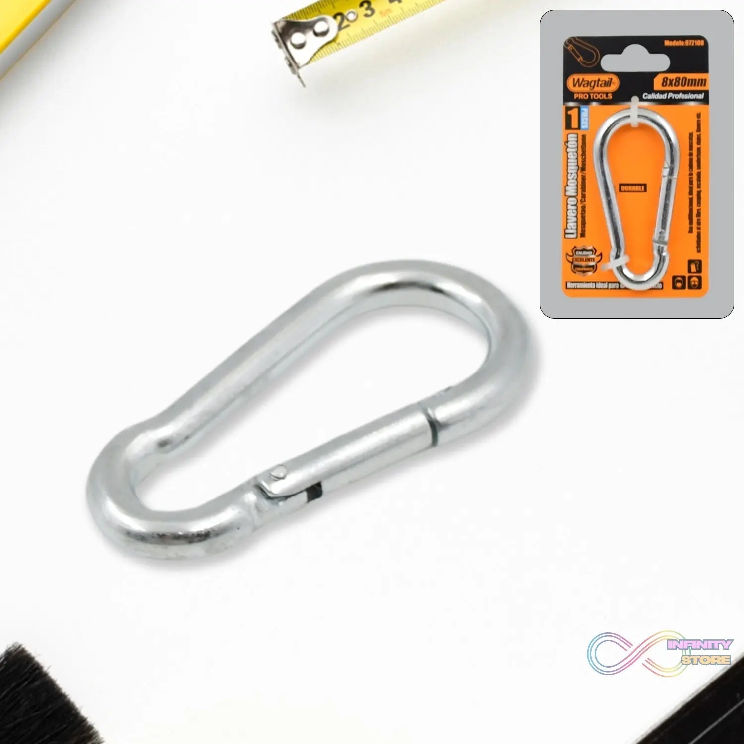 Stainless Steel Snap Hook (8×80 MM / 1 Pc) - infinityexculsivestore.com