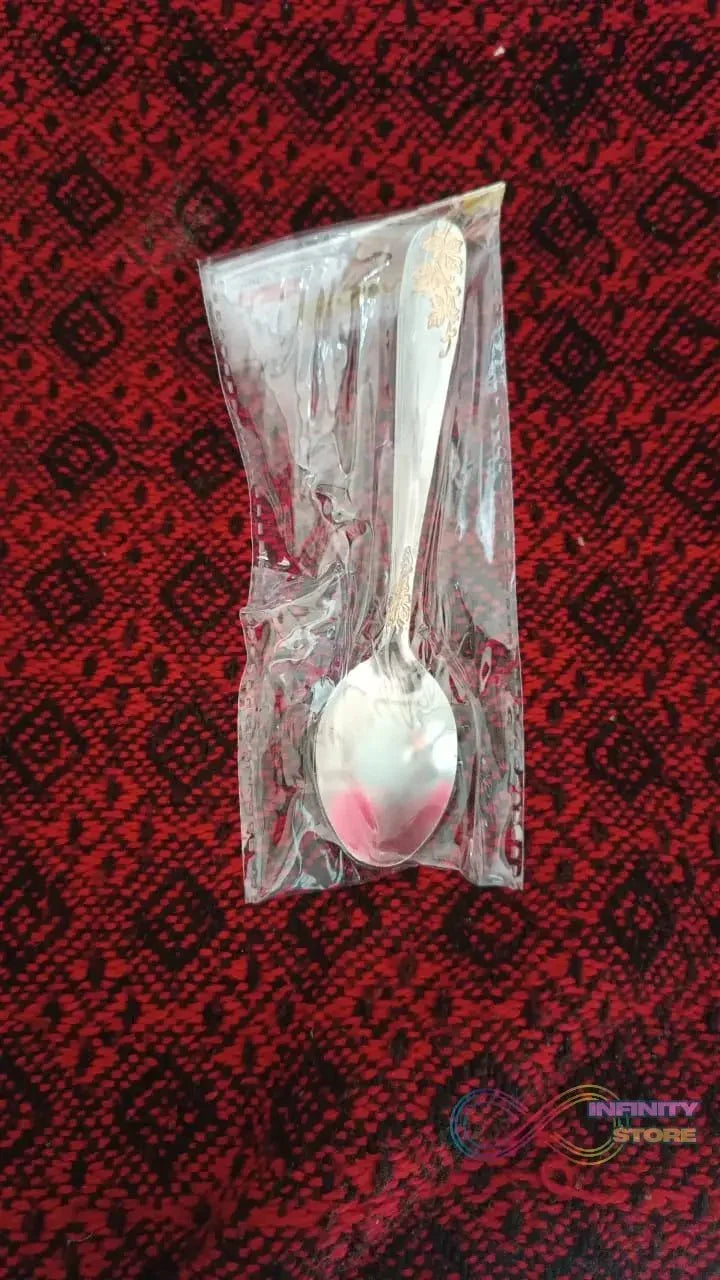 Stainless Steel Table Spoons / Baby Spoon Set Set of 6 - infinityexculsivestore.com