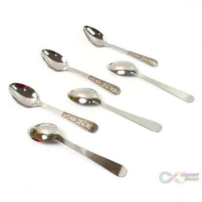 Stainless Steel Table Spoons Set of 6 - infinityexculsivestore.com