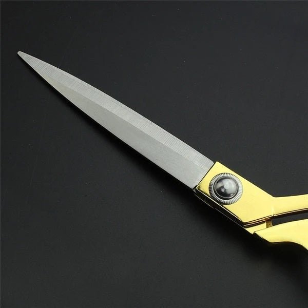 Stainless Steel Tailoring Scissor Sharp Cloth Cutting for Professionals (Golden) - infinityexculsivestore.com