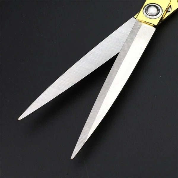 Stainless Steel Tailoring Scissor Sharp Cloth Cutting for Professionals (Golden) - infinityexculsivestore.com