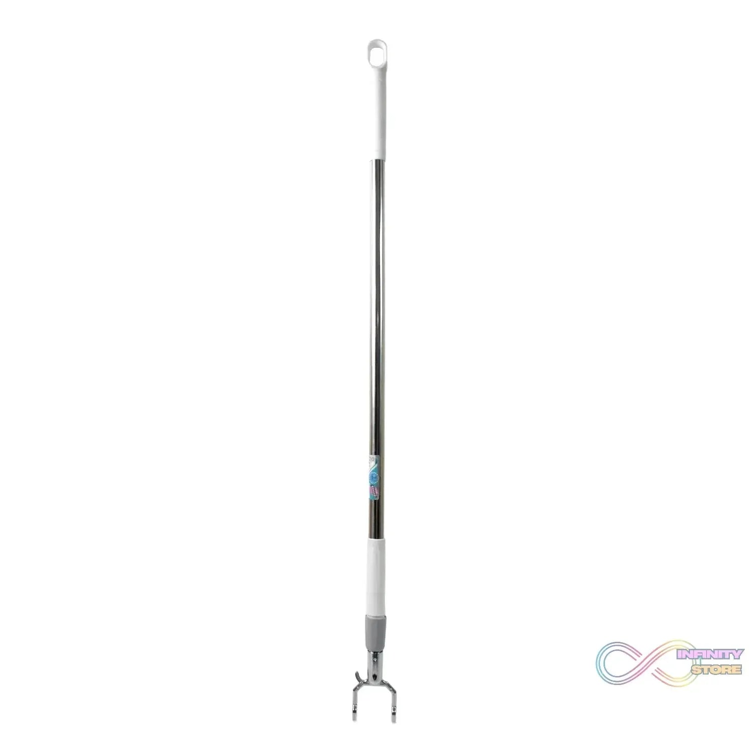 Stainless Steel Telescopic Pole Clothes Hooks Hanger (1 Pc / 155 cm) - infinityexculsivestore.com