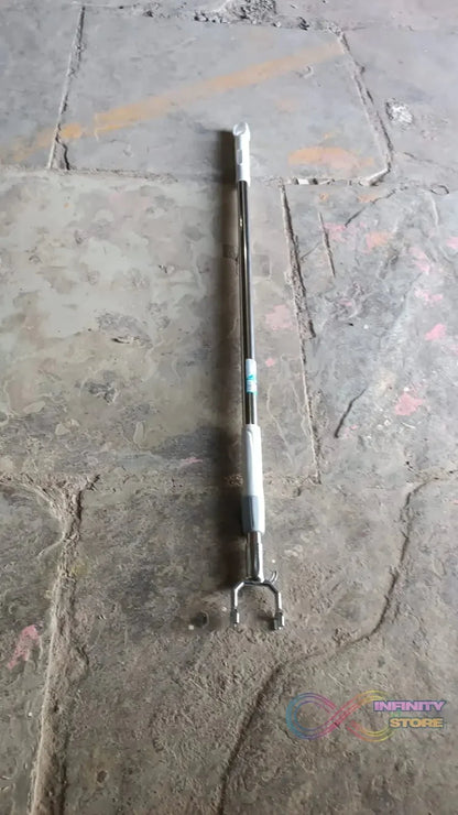 Stainless Steel Telescopic Pole Clothes Hooks Hanger (1 Pc / 155 cm) - infinityexculsivestore.com