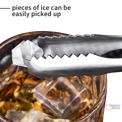 Stainless Steel Tong for Lifting Ice Cubes, Sugar Cubes | Serving Tongs (13 Cm / 1 Pc) - infinityexculsivestore.com