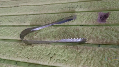 Stainless Steel Tong for Lifting Ice Cubes, Sugar Cubes | Serving Tongs (13 Cm / 1 Pc) - infinityexculsivestore.com