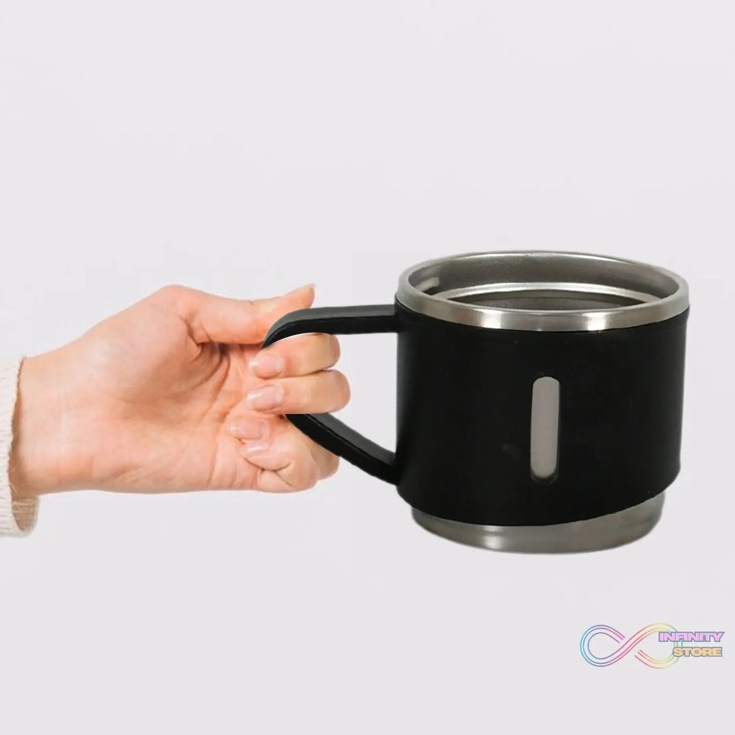 Stainless Steel Vacuum Coffee / Tea Cup, Tea Mug Hot Insulated Double Wall Stainless Steel, Coffee, and Milk Cup with Handle Easy To Carry: Coffee Cup (6 pc) - infinityexculsivestore.com