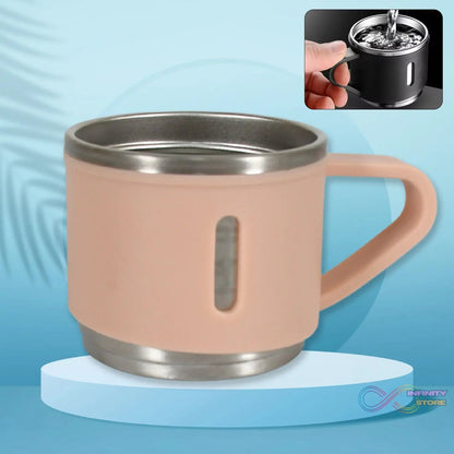 Stainless Steel Vacuum Coffee / Tea Cup, Tea Mug Hot Insulated Double Wall Stainless Steel, Coffee, and Milk Cup with Handle Easy To Carry: Coffee Cup (6 pc) - infinityexculsivestore.com