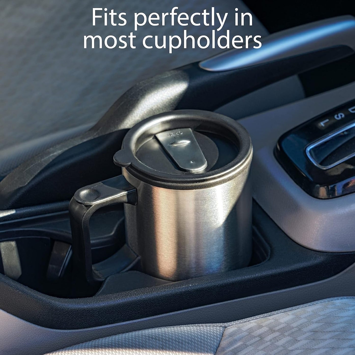 Stainless Steel Vacuum Glass Insulated Glass Coffee Cups (With Lid & Handle / 1 pc) - infinityexculsivestore.com