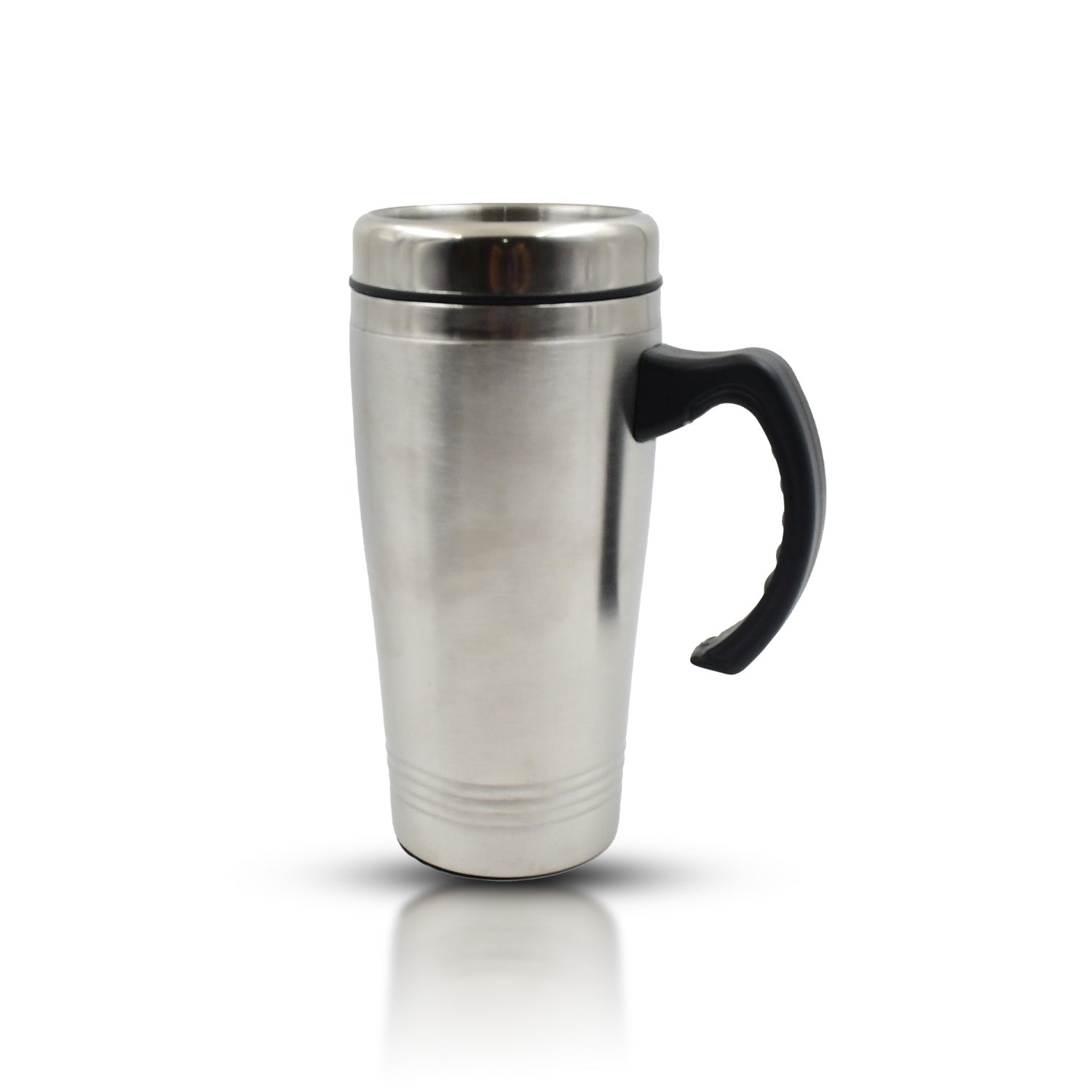 Stainless Steel Vacuum Glass Insulated Glass Coffee Cups (With Lid & Handle / 1 pc) - infinityexculsivestore.com