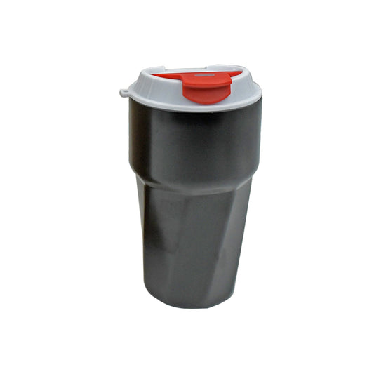 Stainless Steel Vacuum Insulated Travel Mug with Lid (1 Pc) - Coffee, Tea - infinityexculsivestore.com
