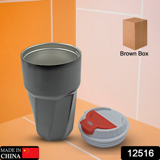 Stainless Steel Vacuum Insulated Travel Mug with Lid (1 Pc) - Coffee, Tea - infinityexculsivestore.com