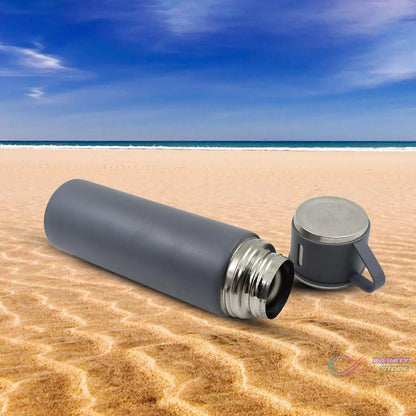 Stainless Steel Vacuum Insulated Water Bottle With Coffee / Tea Mug (500 ML) - infinityexculsivestore.com