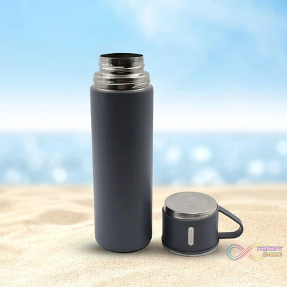 Stainless Steel Vacuum Insulated Water Bottle With Coffee / Tea Mug (500 ML) - infinityexculsivestore.com