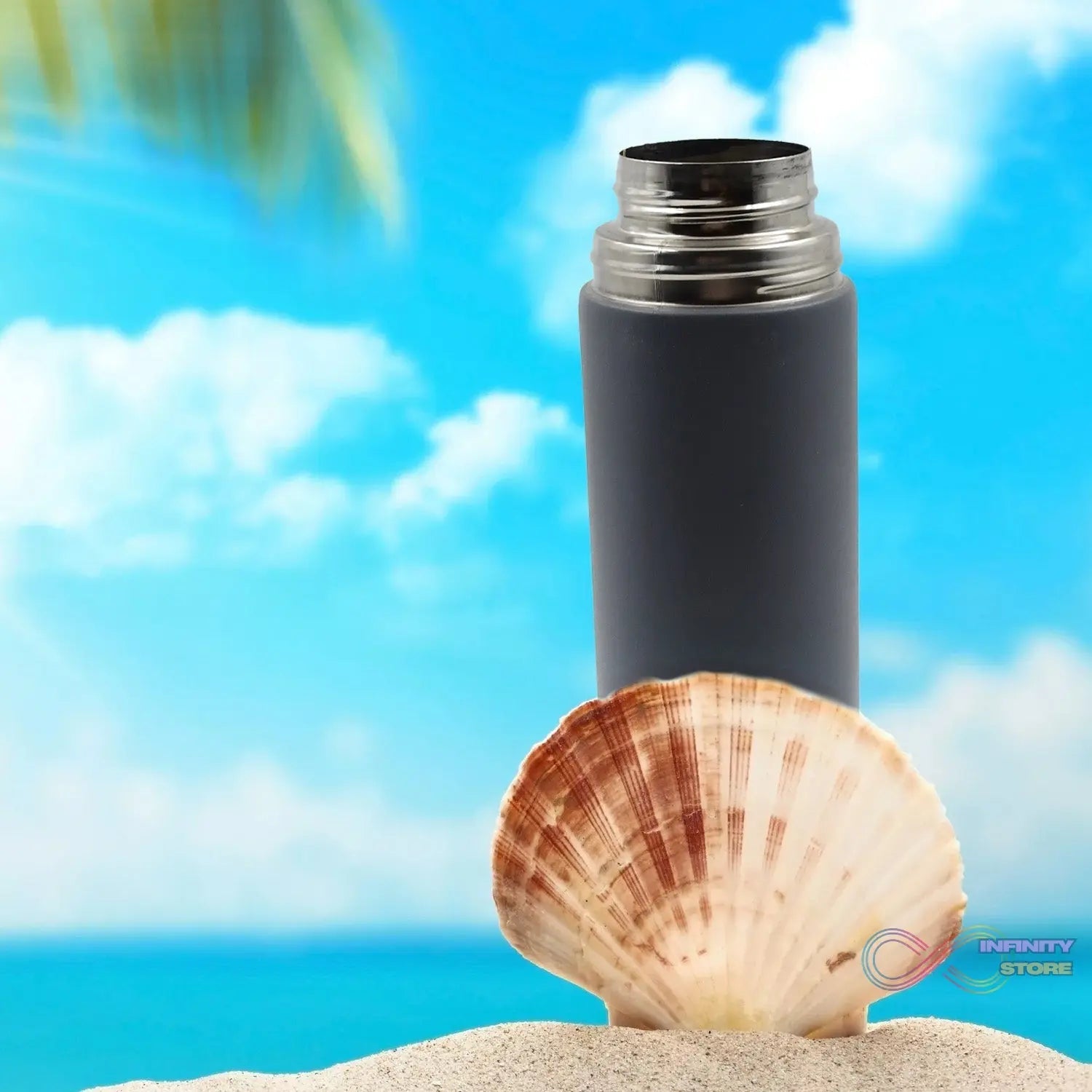 Stainless Steel Vacuum Insulated Water Bottle With Coffee / Tea Mug (500 ML) - infinityexculsivestore.com