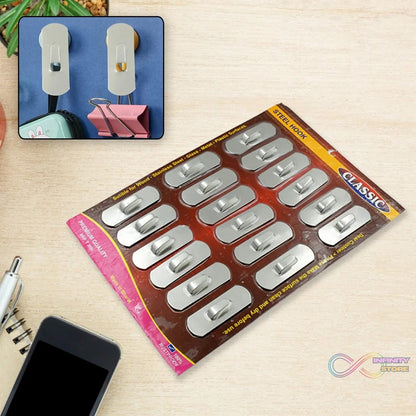 Stainless Steel Wall Hanging Hook 18pc - infinityexculsivestore.com