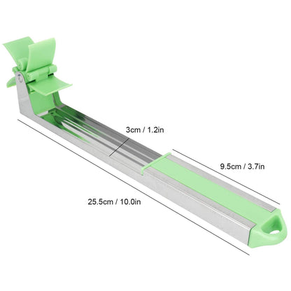 Stainless Steel Washable Watermelon Cutter Windmill Slicer Cutter Peeler for Home / Smart Kitchen Tool Easy to Use - infinityexculsivestore.com