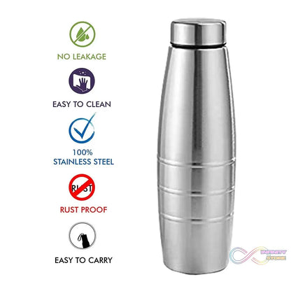 1000 ml stainless steel bottle, perfect for daily hydration.