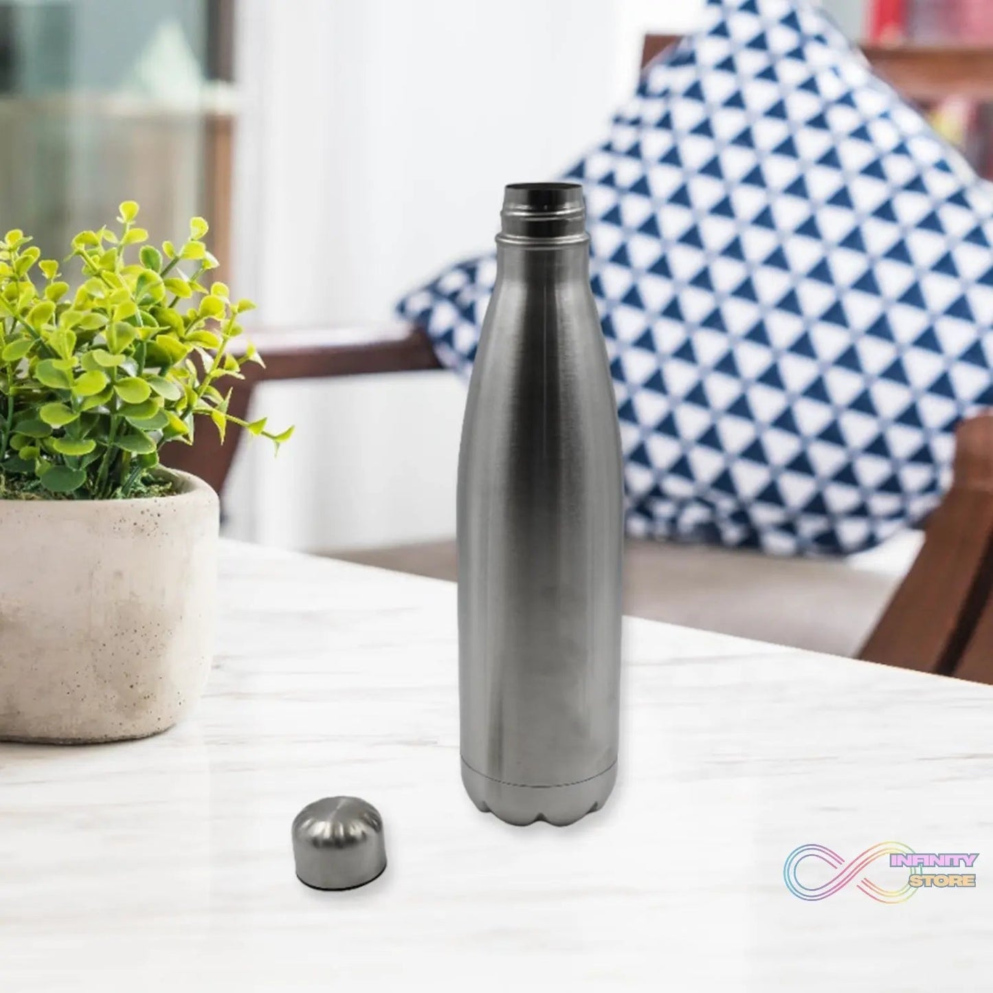 Stainless Steel Water Bottle, Fridge Water Bottle (1000 ml) - infinityexculsivestore.com