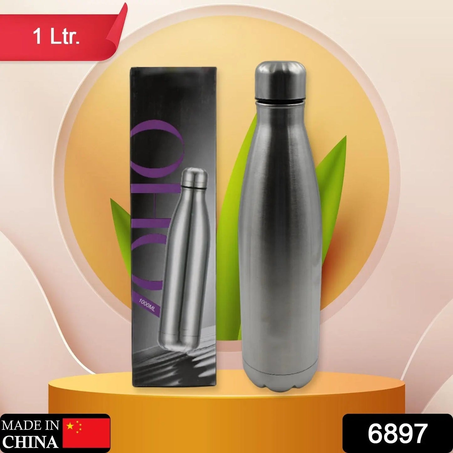 Stainless Steel Water Bottle, Fridge Water Bottle (1000 ml) - infinityexculsivestore.com
