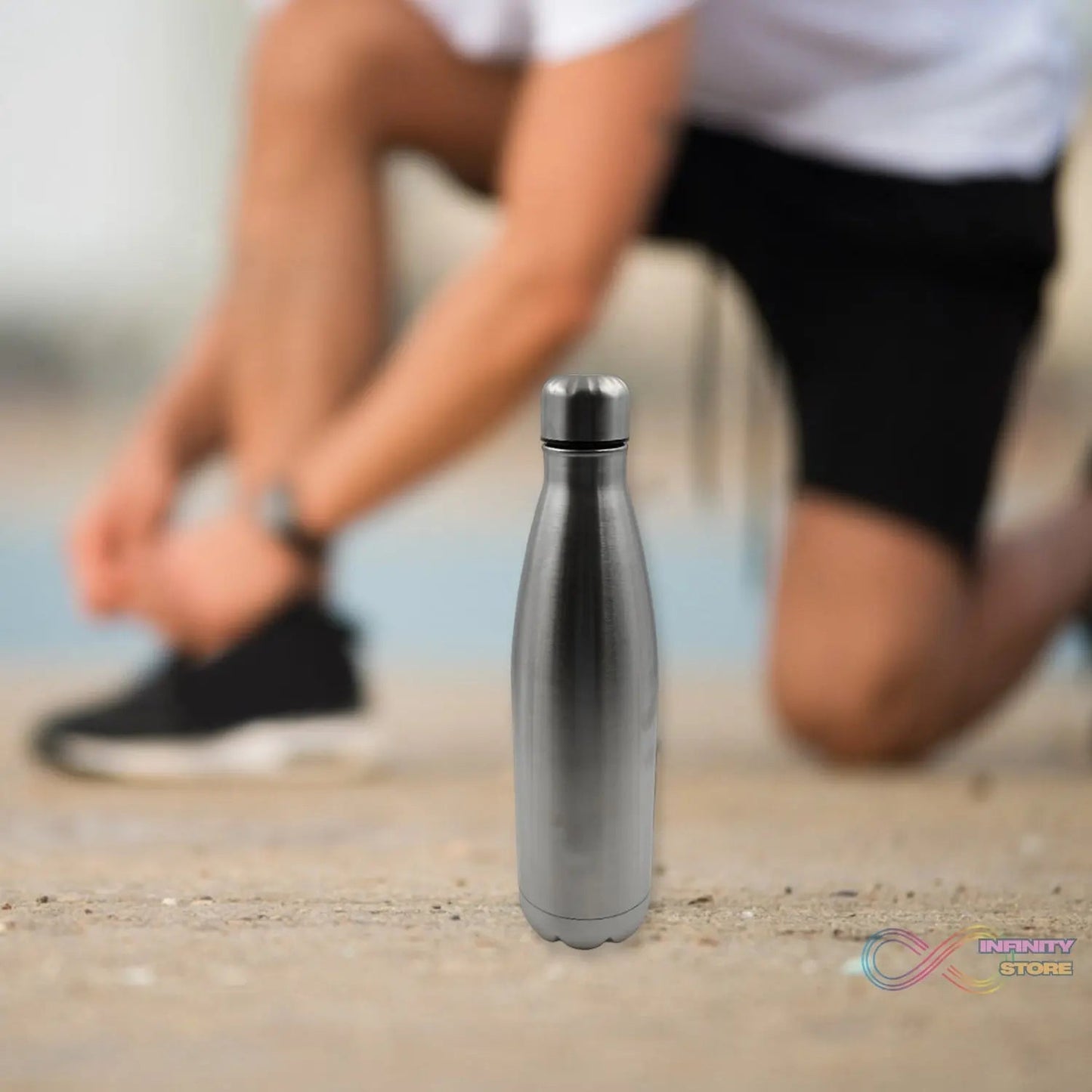 Stainless Steel Water Bottle, Fridge Water Bottle (1000 ml) - infinityexculsivestore.com