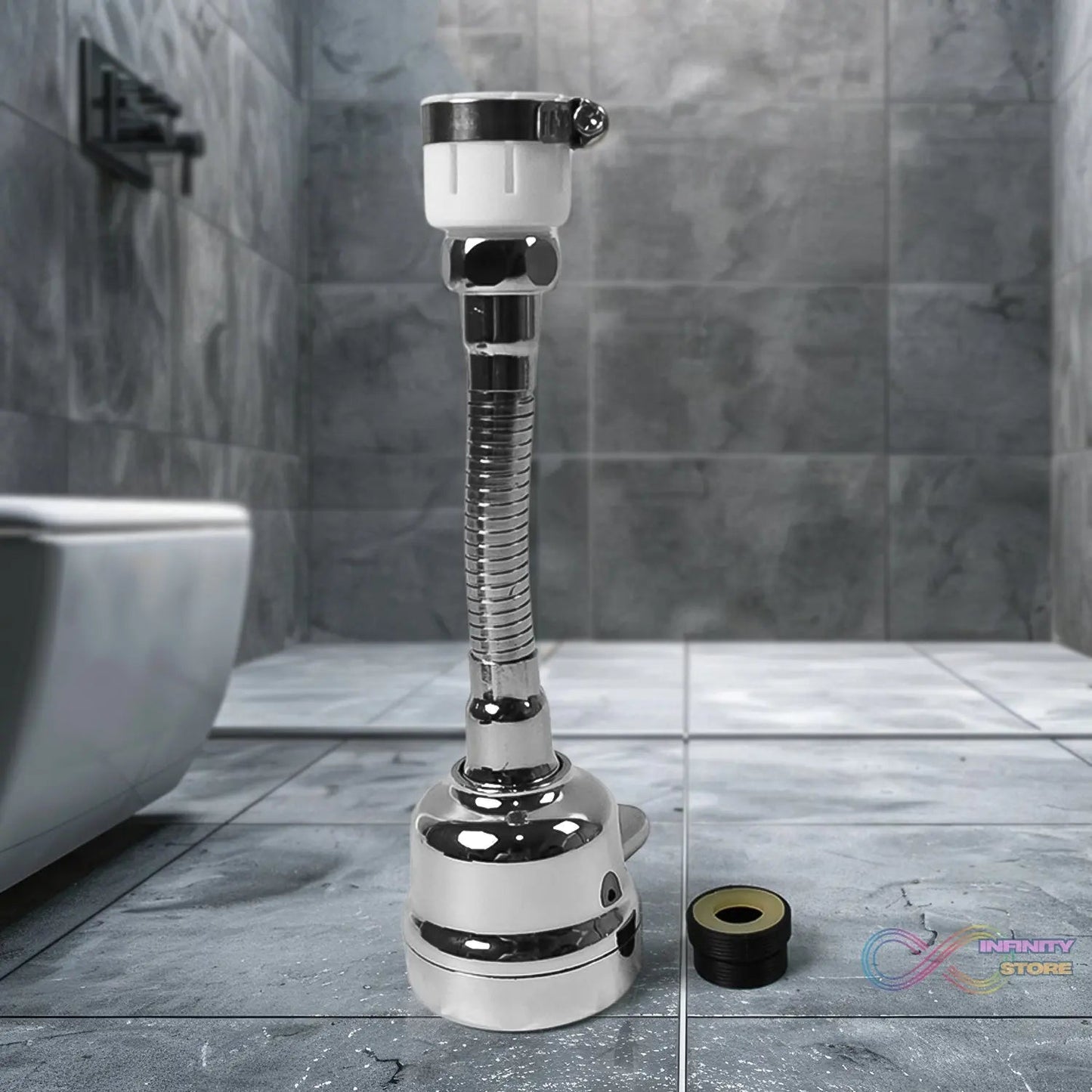 Stainless Steel Water Faucet Sprayer Head (1 Pc / 7 Inch) - infinityexculsivestore.com