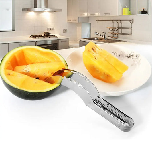 Stainless Steel Watermelon Cantaloupe Slicer Knife, Corer Fruit, Vegetable Tools Kitchen - infinityexculsivestore.com