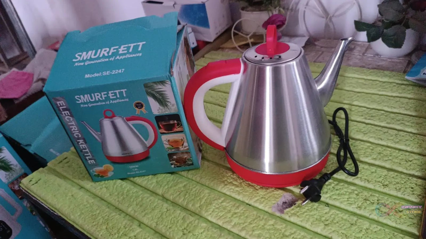 Stainless steel large capacity electric kettle (1500W / 1.5 Ltr.) - infinityexculsivestore.com