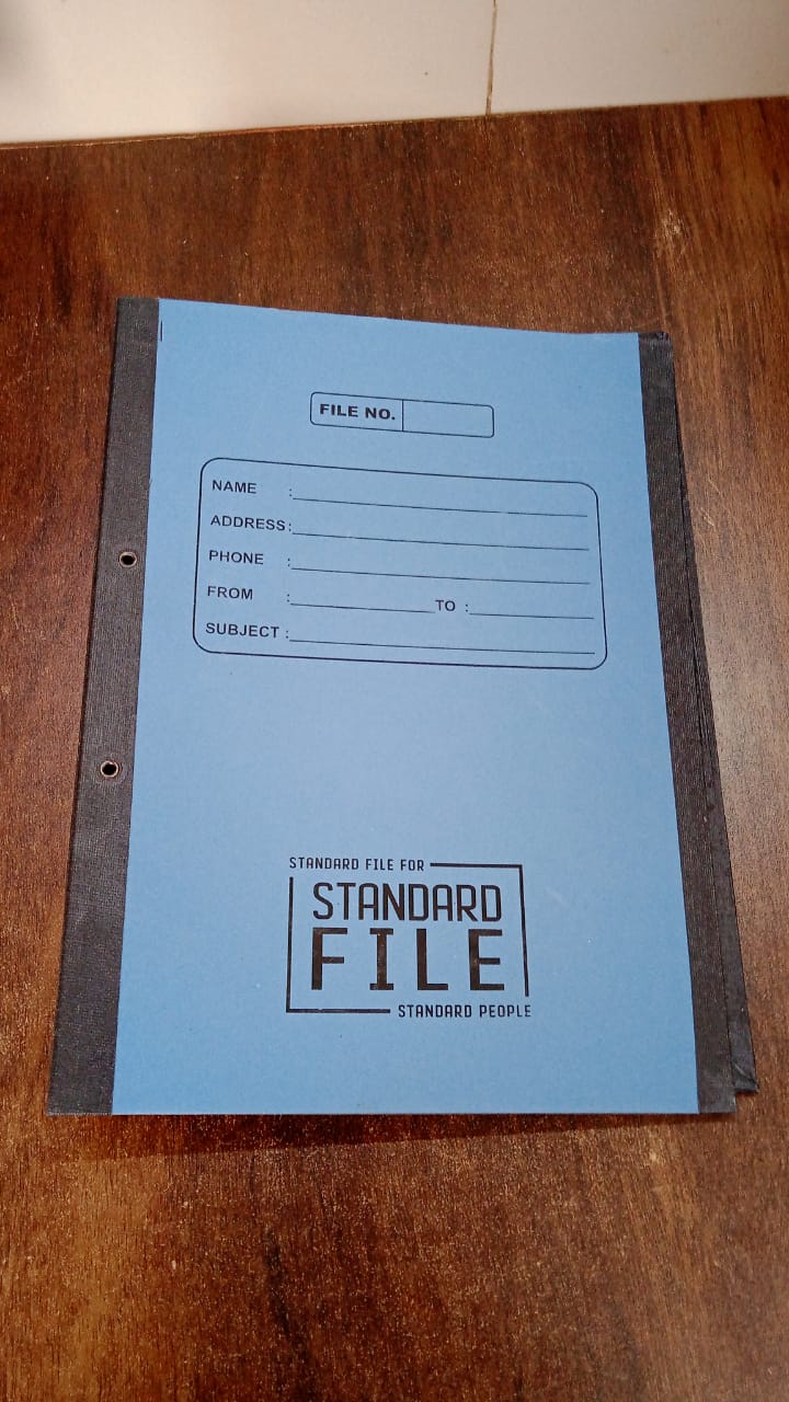 Standard file plastic clip, File Folder Paper Holder Documents File (35×26 Cm / 1 Pc / MOQ : - 4 Pc) - infinityexculsivestore.com