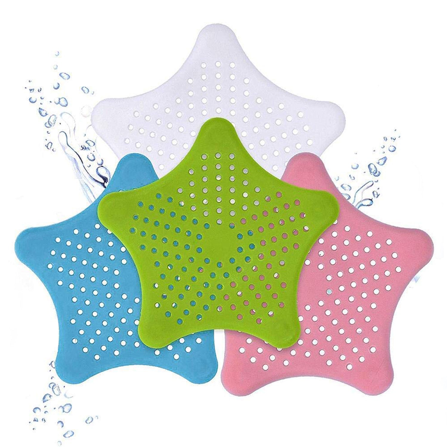 Star Drain Strainer: Catches Hair & Prevents Clogs (Kitchen/Bath) - infinityexculsivestore.com