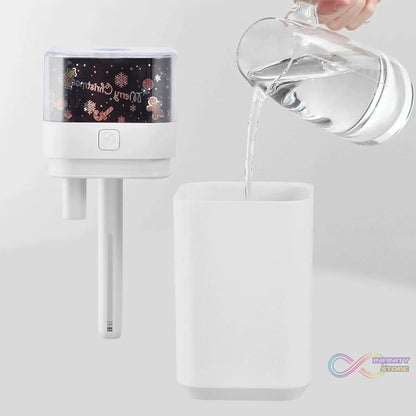 Star Night Light Projector Humidifier (300ml): Ultrasonic, LED Night Light, Kids Room - infinityexculsivestore.com