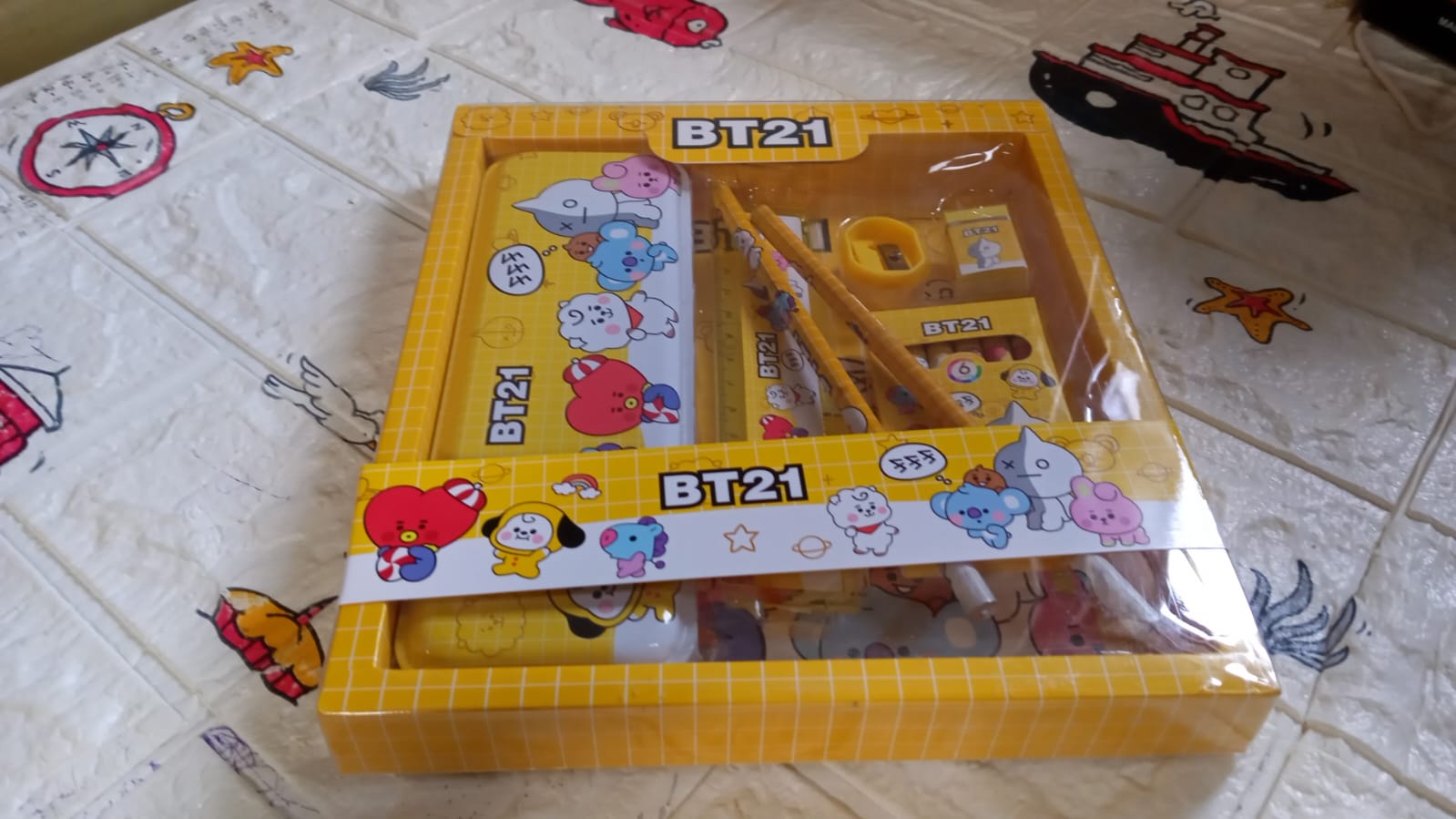 Stationery Kit for Kids - Stationery Set, Includes Metal Pencil Box, Sharpener, Pencil and Eraser Set, School Supply Set, Birthday Return Gift for Kids, Boys, Girls (12 pc Set) - infinityexculsivestore.com