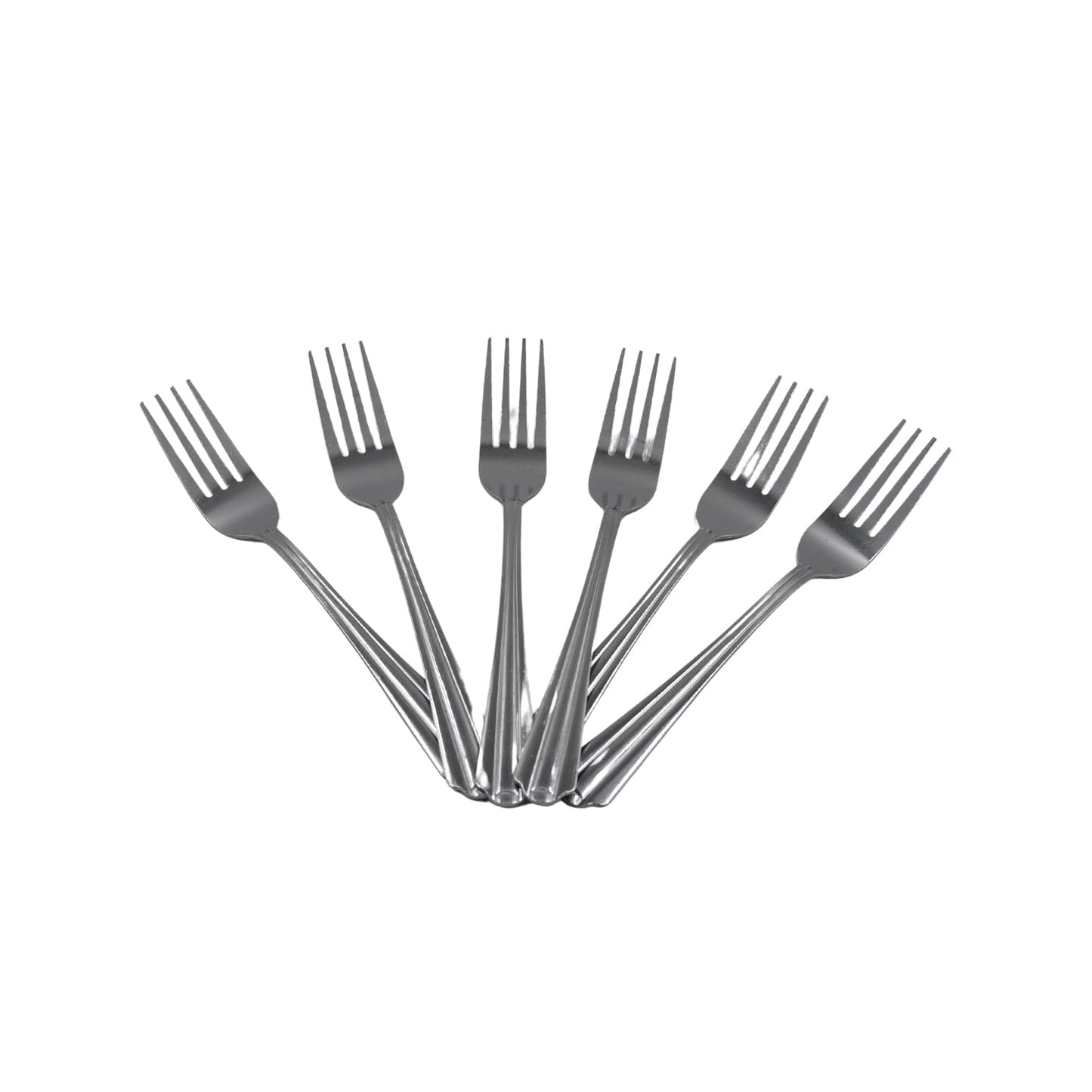 Steel Forks Set of 6 - Fork Set for Home and Kitchen Fork High Quality Premium Fork Set (6 Pc Set ) - infinityexculsivestore.com