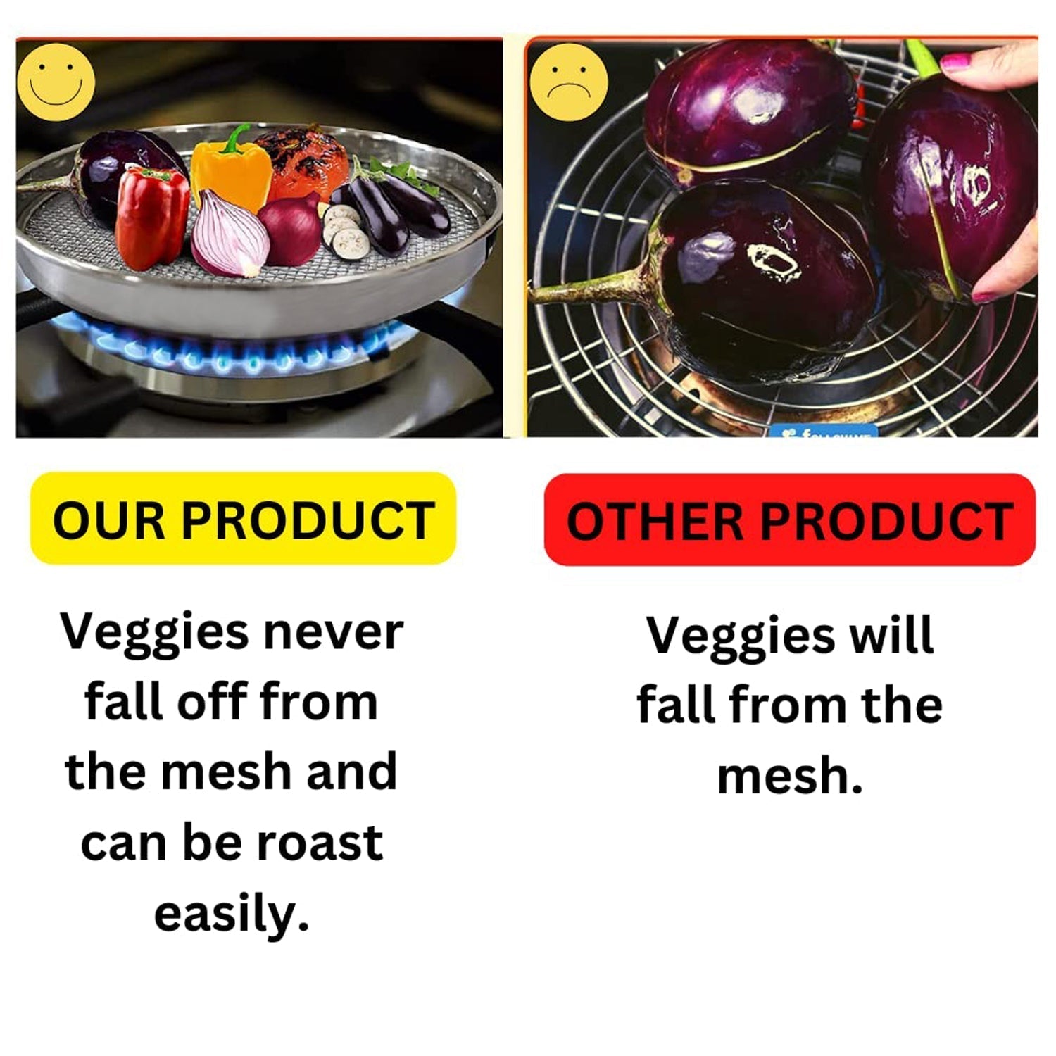 Steel Roaster Grill Jali For Tandoor & Chapati Roast Use ( 1 pc ) - infinityexculsivestore.com
