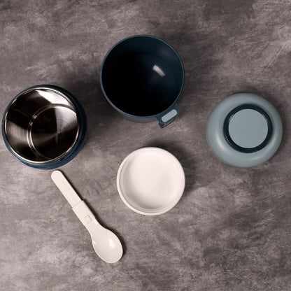 Steel Soup Cup Vacuum Airtight Soup Cup For Home , Office Use ( 550ml ) - infinityexculsivestore.com