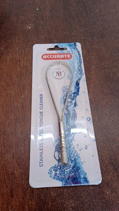 Steel Tongue Cleaner, Tongue Scraper (1 Pc) - infinityexculsivestore.com