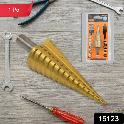 Step Drill Bit For Metal, High - Speed Steel Step Drill Bit (1 Pc / 4 - 32 MM) - infinityexculsivestore.com