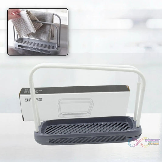 Storage Rack Kitchen Storage Holder Dish Towel Holder Dishcloth Rack Organizer Pool, Dishcloth Drying Rack Sink Rag Holder Towel (1 Pc) - infinityexculsivestore.com