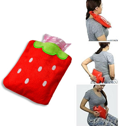 Strawberry Design Relief: Mini Hot Water Bag for Neck & Shoulders - infinityexculsivestore.com