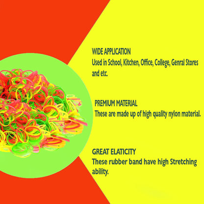 Strong & Reusable Rubber Bands: Multicolor for Office, Home & School - infinityexculsivestore.com
