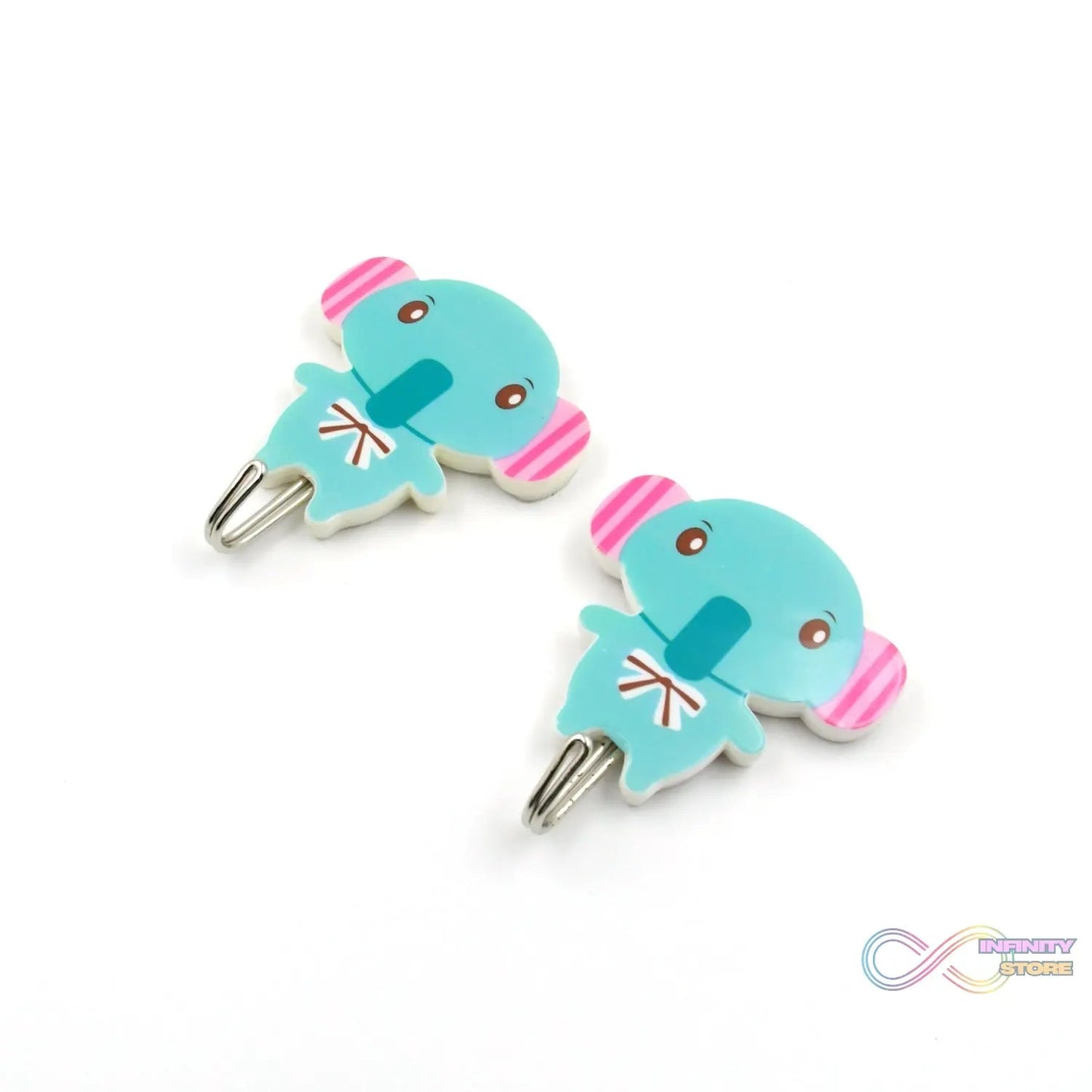 Strong Self - Adhesive Hooks (2 Pc): Heavy Duty, Waterproof, All - Purpose - infinityexculsivestore.com