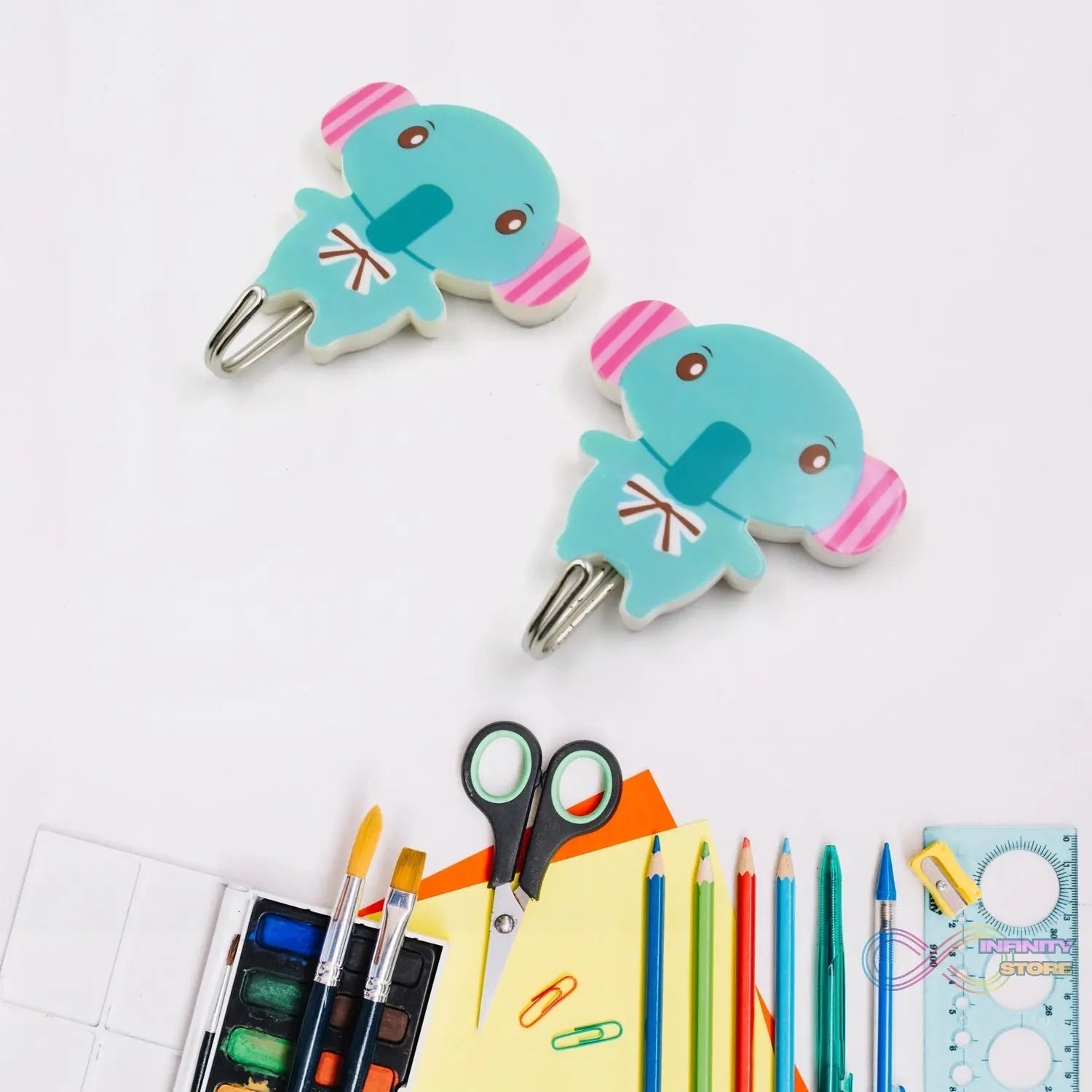 Strong Self - Adhesive Hooks (2 Pc): Heavy Duty, Waterproof, All - Purpose - infinityexculsivestore.com