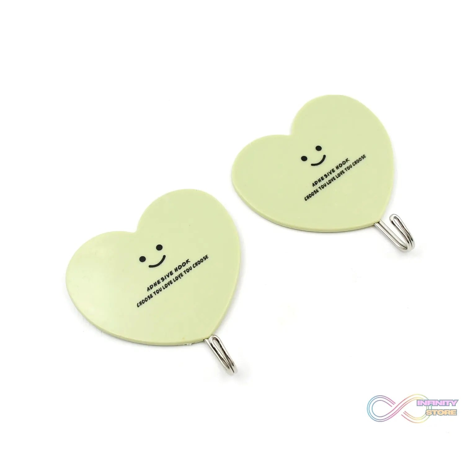 Strong Self - Adhesive Hooks (2 Pc): Heavy Duty, Waterproof, All - Purpose - infinityexculsivestore.com