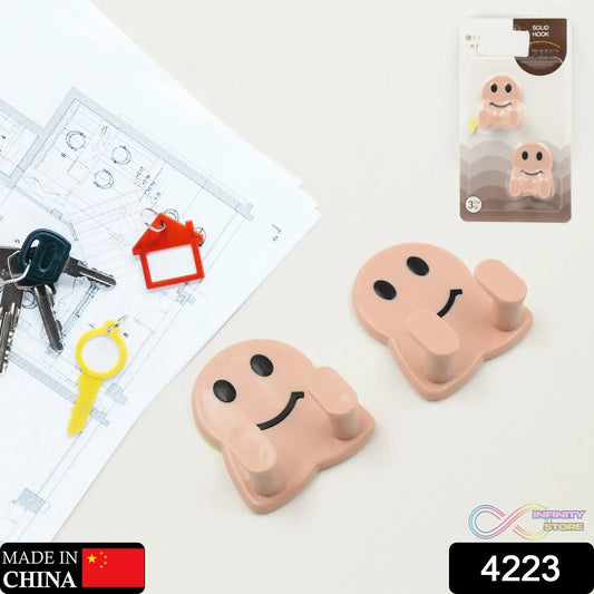 Strong Self - Adhesive Hooks (2 Pc): Heavy Duty, Waterproof, All - Purpose - infinityexculsivestore.com