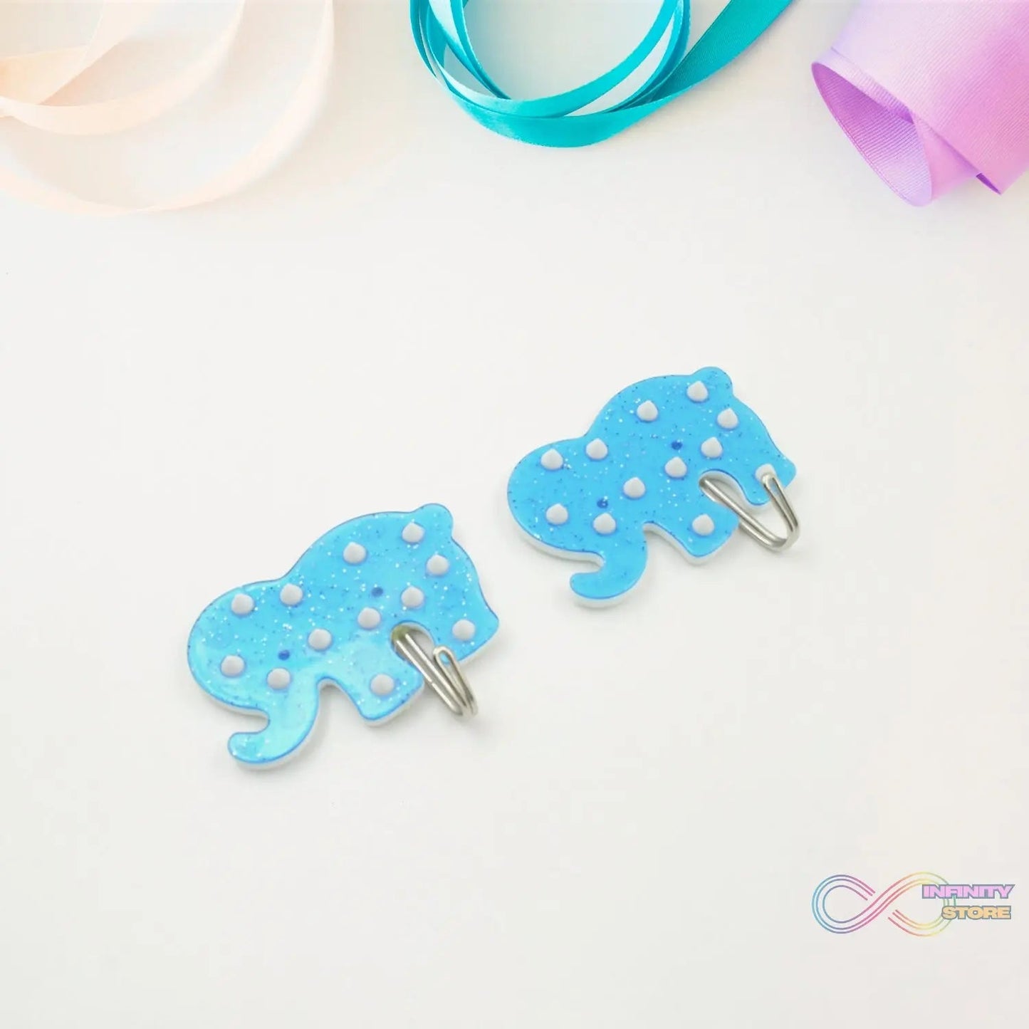 Strong Self - Adhesive Hooks (2 Pc): Heavy Duty, Waterproof, Multipurpose - infinityexculsivestore.com