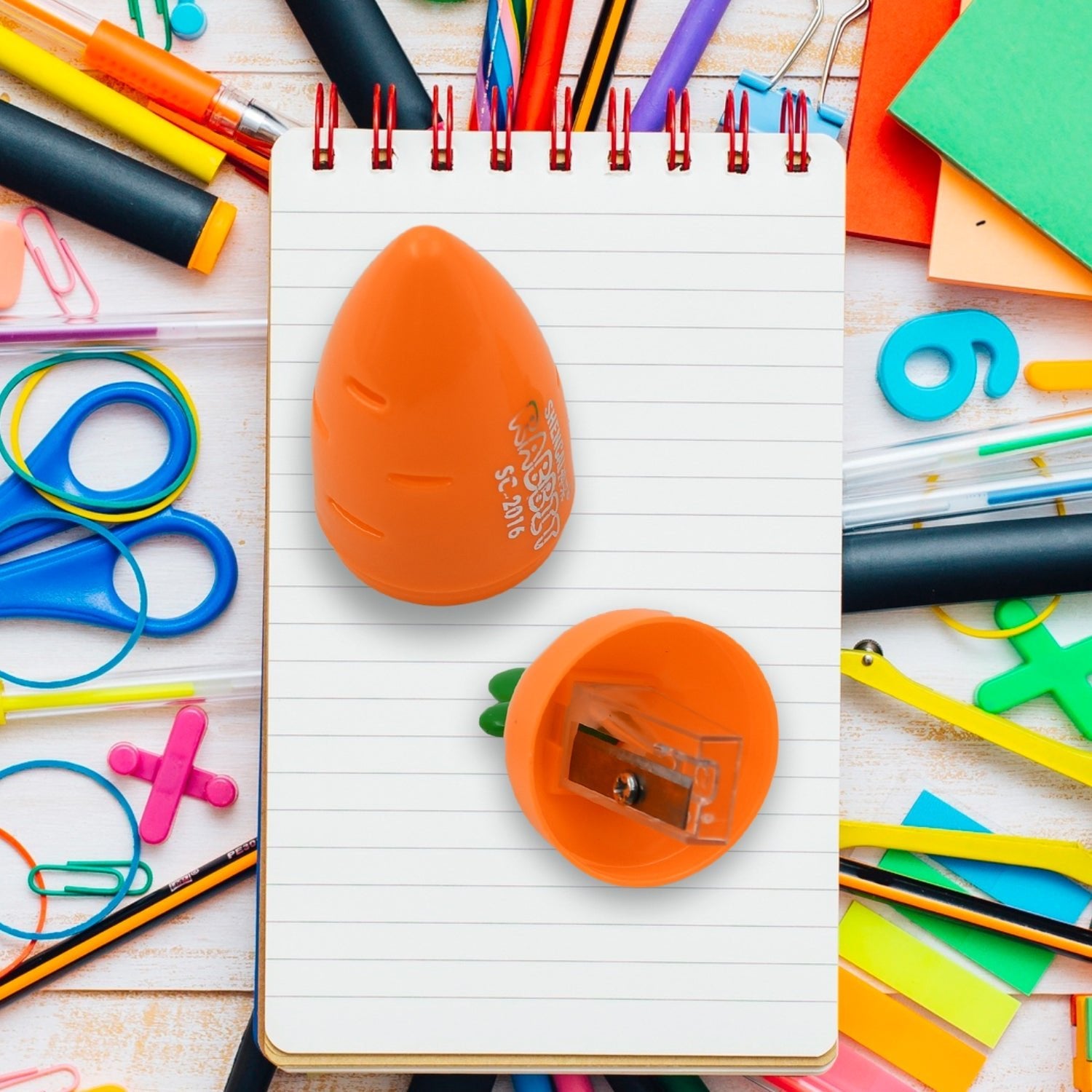 Student Pencil Sharpener Cartoon Simple Carrot Pencil Sharpener Suitable for Students, Children, School, Stationery (1 Pc) - infinityexculsivestore.com