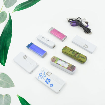 Stylish Electric USB Lighter for Men & Women (Rechargeable, Windproof) - infinityexculsivestore.com