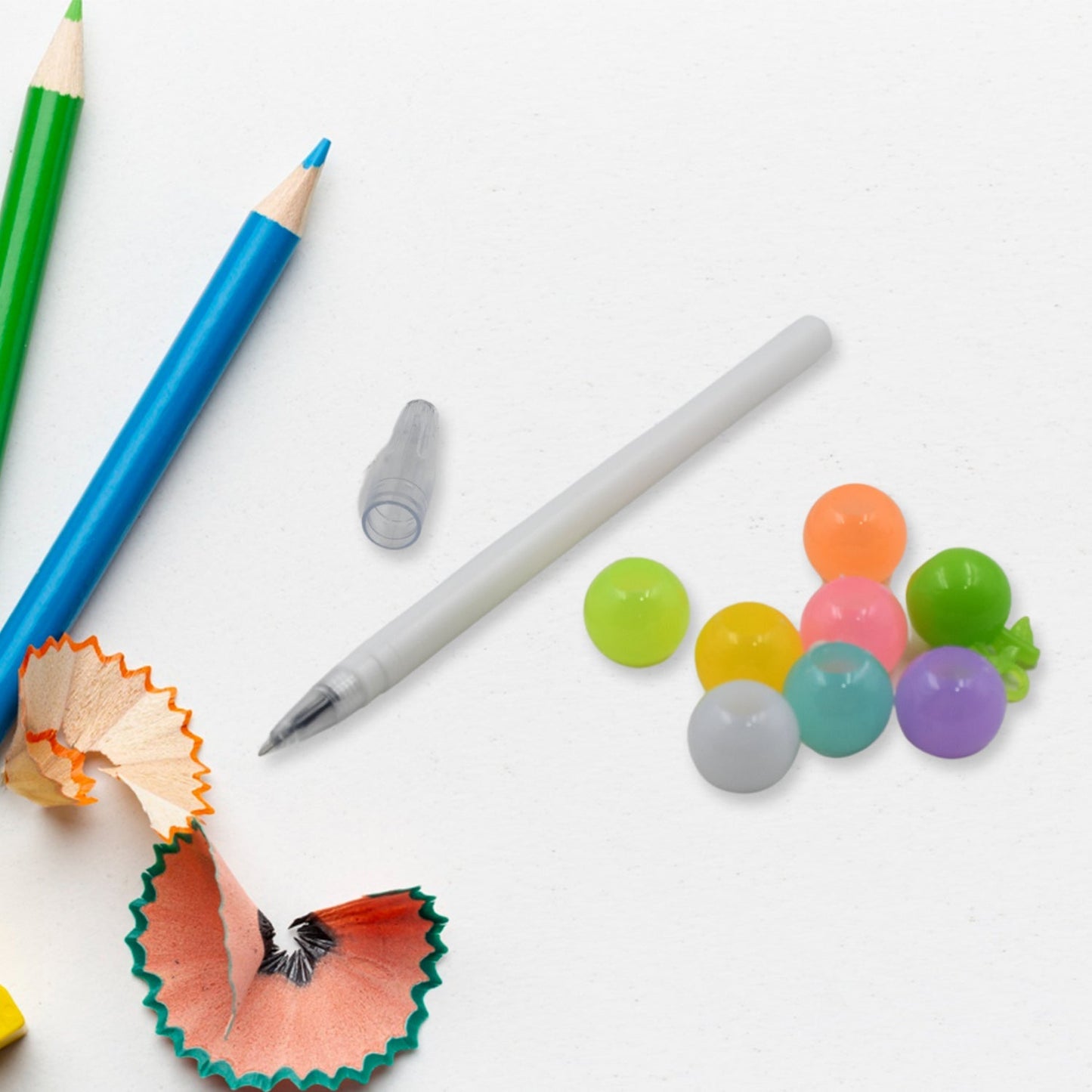 Stylish Pearls Pen Plastic Moti Non - Sharpening Design Pen Multicolor Pearls Moti Gel Pen, Fancy Designer Attractive Gel Pen for Kids Pack of (12 Pc Set ) - infinityexculsivestore.com