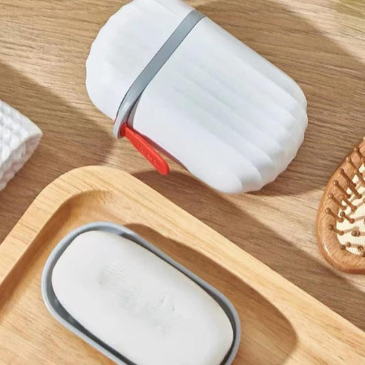 Stylish and Practical Soap Holder for Travel Soap Box With Secure Seal and Non Leak Design Stylish Soap Box for Home, Bathroom, Hiking, Travel, Camping Capsule Soap Box (1 Pc) - infinityexculsivestore.com